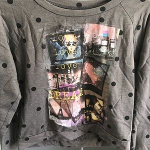 Long sleeve sweater shirt